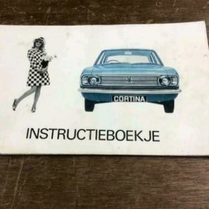 Instructieboekje Ford Cortina