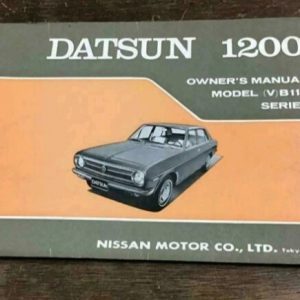 Instructieboekje Datsun 1200