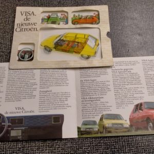 Brochure uitschuifbaar citroën Visa