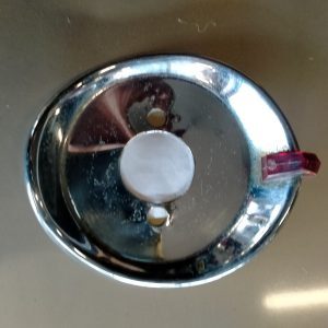 Rover P5 Chrome plaat bovenlicht