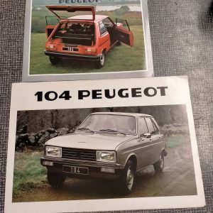 2 Peugeot 104 folders