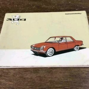Instructieboekje Peugeot 304
