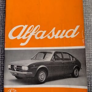 Alfasud instructieboekje