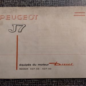 Handleiding Peugeot J7 diesel Indenor