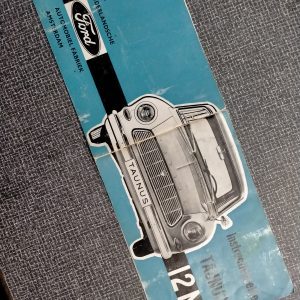Instructieboekje Ford Taunus 12M