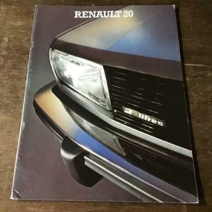 Uitgebreide brochure Renault 20