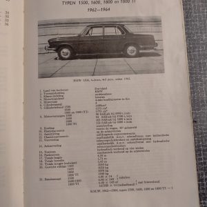 Vraagbaak BMW 1500-1600-1800-TI