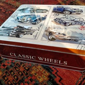 Oldtimer blik - koekrommel