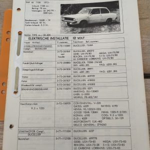 DAF 600 documentatie
