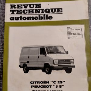 Revue Technique Citroen C25, Peugeot J5