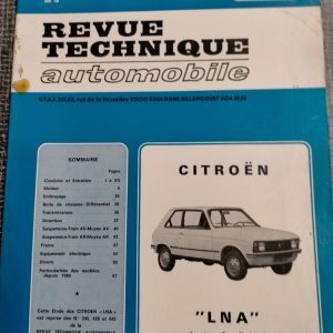 Werkplaats handboek Citroen LNA