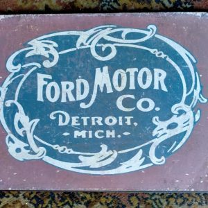 Ford Motor Co. - retro plaat