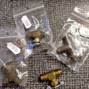 Koperen kraan dubbel - oldtimer 