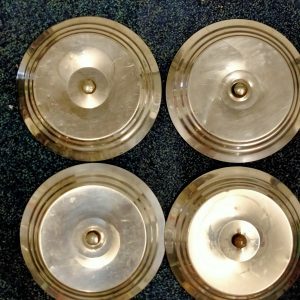 4 wieldoppen 9 inch - 232mm