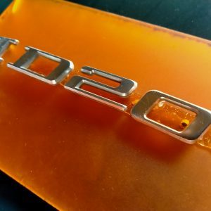 Citroen ID 20 embleem zilver