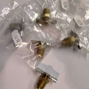 Koperen radiateur kraan 13,6mm