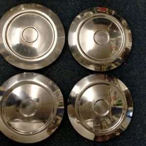 4 RVS wieldoppen 165 -170mm