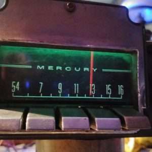 Mercury Comet push button radio - 1966