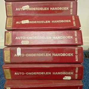 Auto onderdelen boeken jaren 60-70-80  ALDOC - BREDA