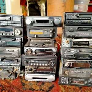 Partij oude autoradio's-cassette - 21 stuks