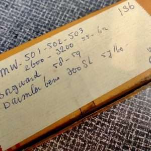 Contactpunten BMW Barokengel, Borgward, Daimler Benz jaren 50