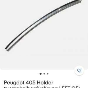 Peugeot 405 portier raamgeleider - houder - nieuw