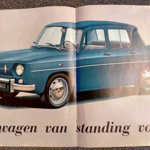 Renault 8 brochure - folder