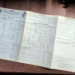 Renault 16 reparatie kaart