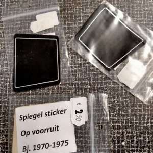 Spiegel sticker citroën DS