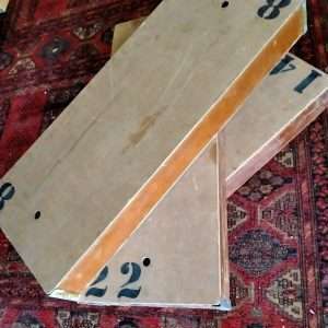 Grote houten opbergkisten met deksel