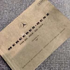 Mercedes catalog 12159 - 1969