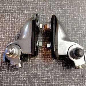 Verchroomde metalen antenne houders