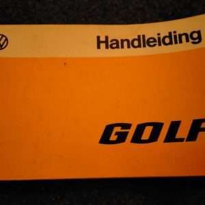 Handleiding Volkswagen GOLF 1