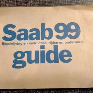 Saab 99 Guide - instructieboekje