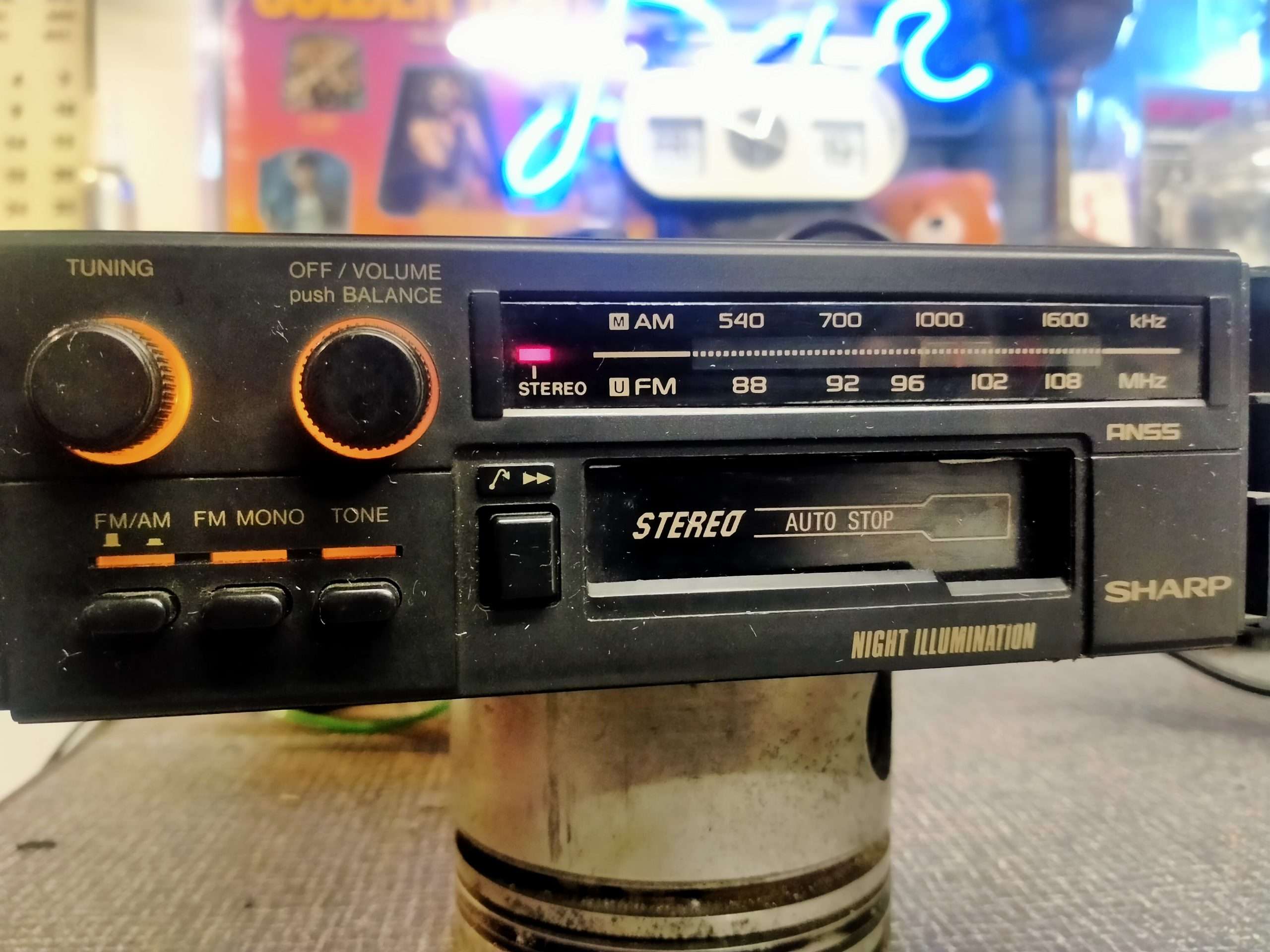 Sharp auto radio cassette – Fm | Shop-Golden-Years