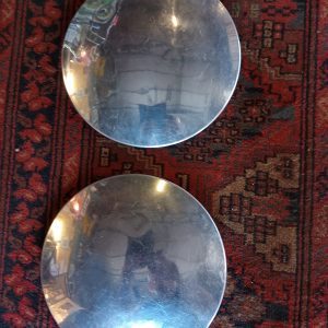 2 RVS wieldoppen - 8,5 inch