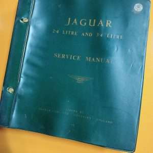Service manual Jaguar 2.4 and 3.4 litre