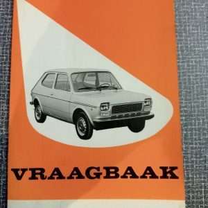 Vraagbaak Fiat 127 1971-1977