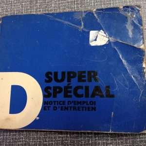 Instructieboekje Citroën DSuper - Special