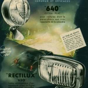 Marchal 650 Rectilux verstraler jaren 50 - 60