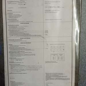Grote onderhoudskaart - controle beurt Peugeot 504 - carburateur