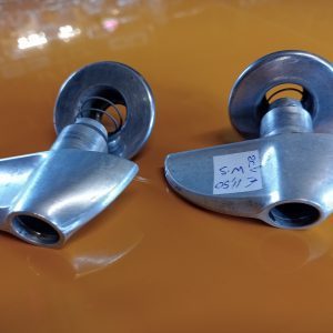 Deurklink + roset Citroën 2CV - voorzijde