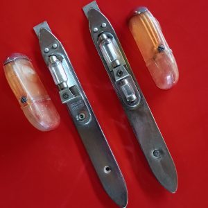 Set jaren 50 knipper lichten op metalen strip