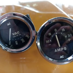 AC vacuüm meter en ampère meter Engelse klassieker