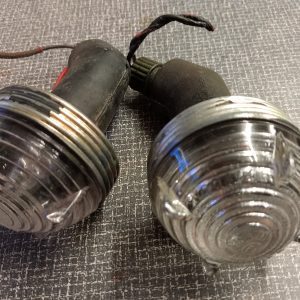 Set Lucas L594 knipperlichten - wit