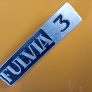 Lancia Fulvia 3 embleem aluminium