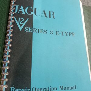 Jaguar V12 series 3 E-Type Repair manual