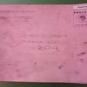 Peugeot 204 onderdelen catalogus - manual 1965 - 1973 De 204 bijbel