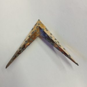 Losse chevron - logo citroen DS goud patina