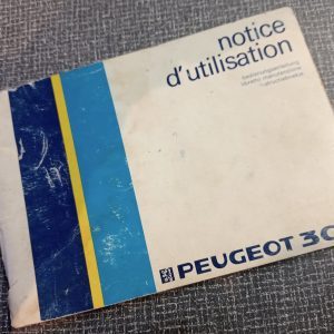 Instructieboekje Peugeot 305